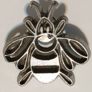 Ann Clark, Ltd. Bumblebee | Bee Pin | Brooch - Silver Color - 1997